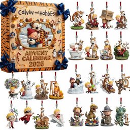 Calvin And Hobbes Advent Calendar 2026 Comic Strip Christmas Countdown Cartoon Lover Gift