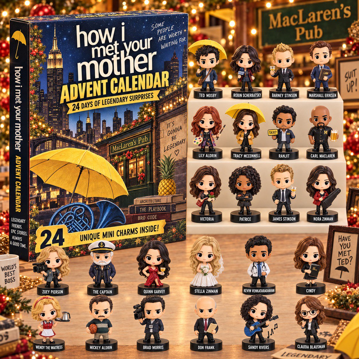 How I Met Your Mother Advent Calendar 2026 Legendary Charms Christmas Countdown Sitcom Gift