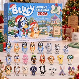 Bluey Advent Calendar 2026 Bluey And Friends Christmas Countdown Cartoon Lover Gift