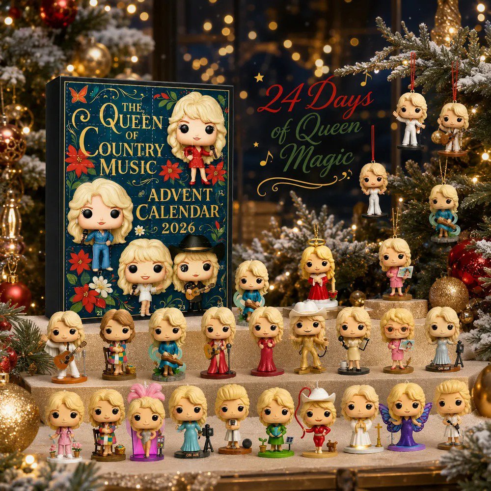 Dolly Parton Advent Calendar 2026 Queen Of Country Christmas Countdown Nashville Fans Gift