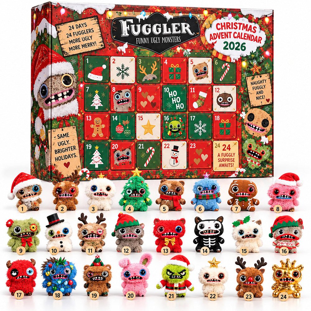 Fuggler Advent Calendar 2026 Naughty And Nice Christmas Countdown Funny Monster Gift