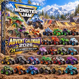 Monster Jam Advent Calendar 2026 Die Cast Trucks Christmas Countdown Monster Truck Fan Gift