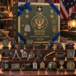 US Army Military Advent Calendar 2026 Soldier Gear Christmas Countdown Veteran Gift