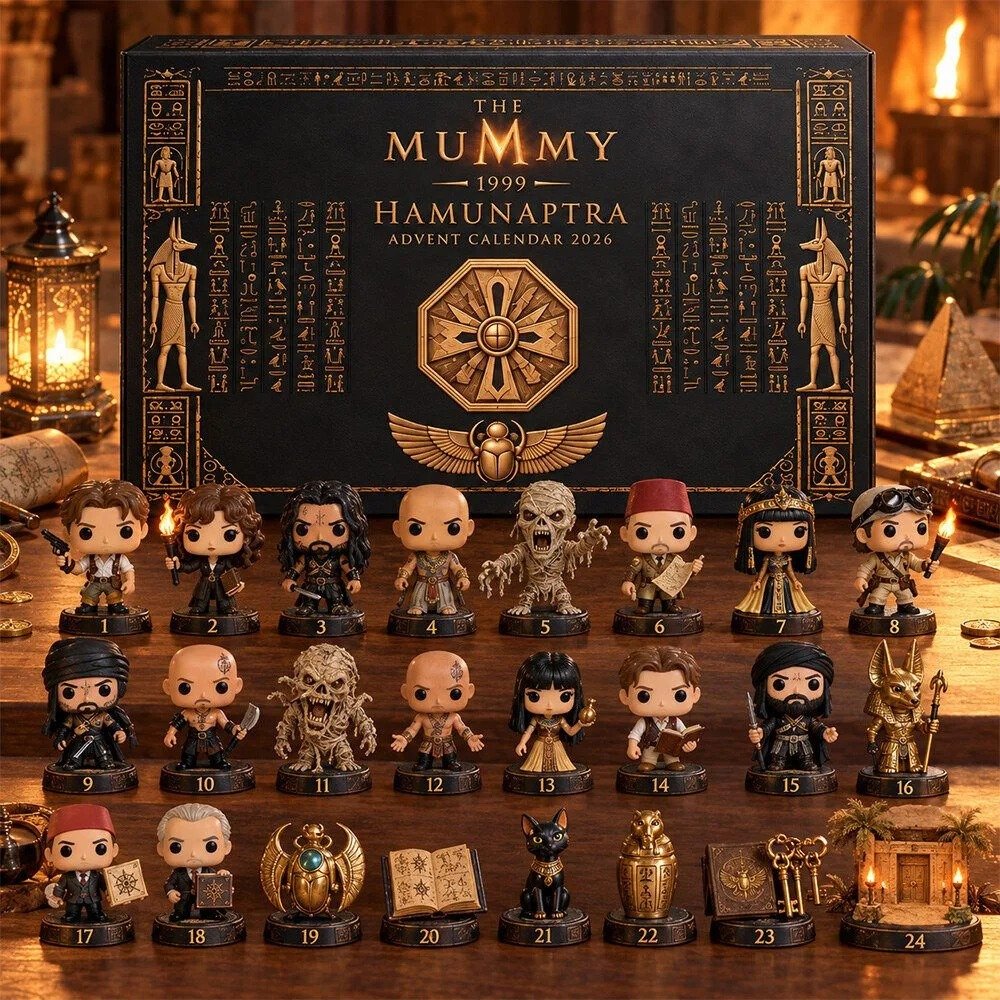 The Mummy 1999 Advent Calendar 2026 Hamunaptra Egypt Christmas Countdown Movie Lovers Gift