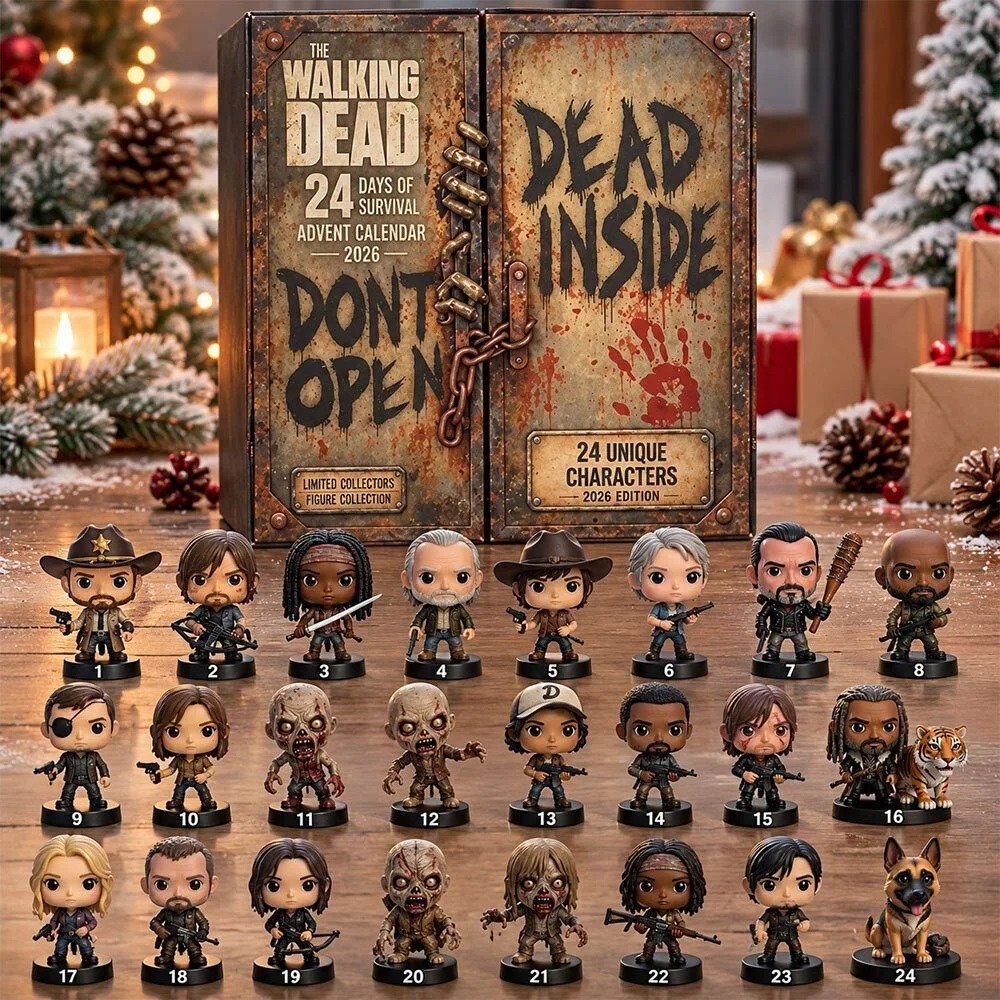 The Walking Dead Advent Calendar 2026 Zombie Survival Christmas Countdown Horror Fans Gift