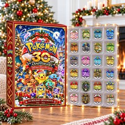 Pokemon 30th Anniversary Advent Calendar 2026 Ornaments Christmas Countdown Anime Fan Gift