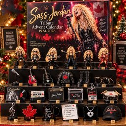 Sass Jordan Tribute Advent Calendar 2026 Rock Music Legend Christmas Countdown Rockers Gift