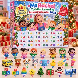 Ms Rachel Advent Calendar 2026 Toddler Learning Friends Christmas Countdown Toddler Gift