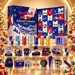 Red Bull Advent Calendar 2026 Winter Wings Accessories Christmas Countdown Racing Fans Gift