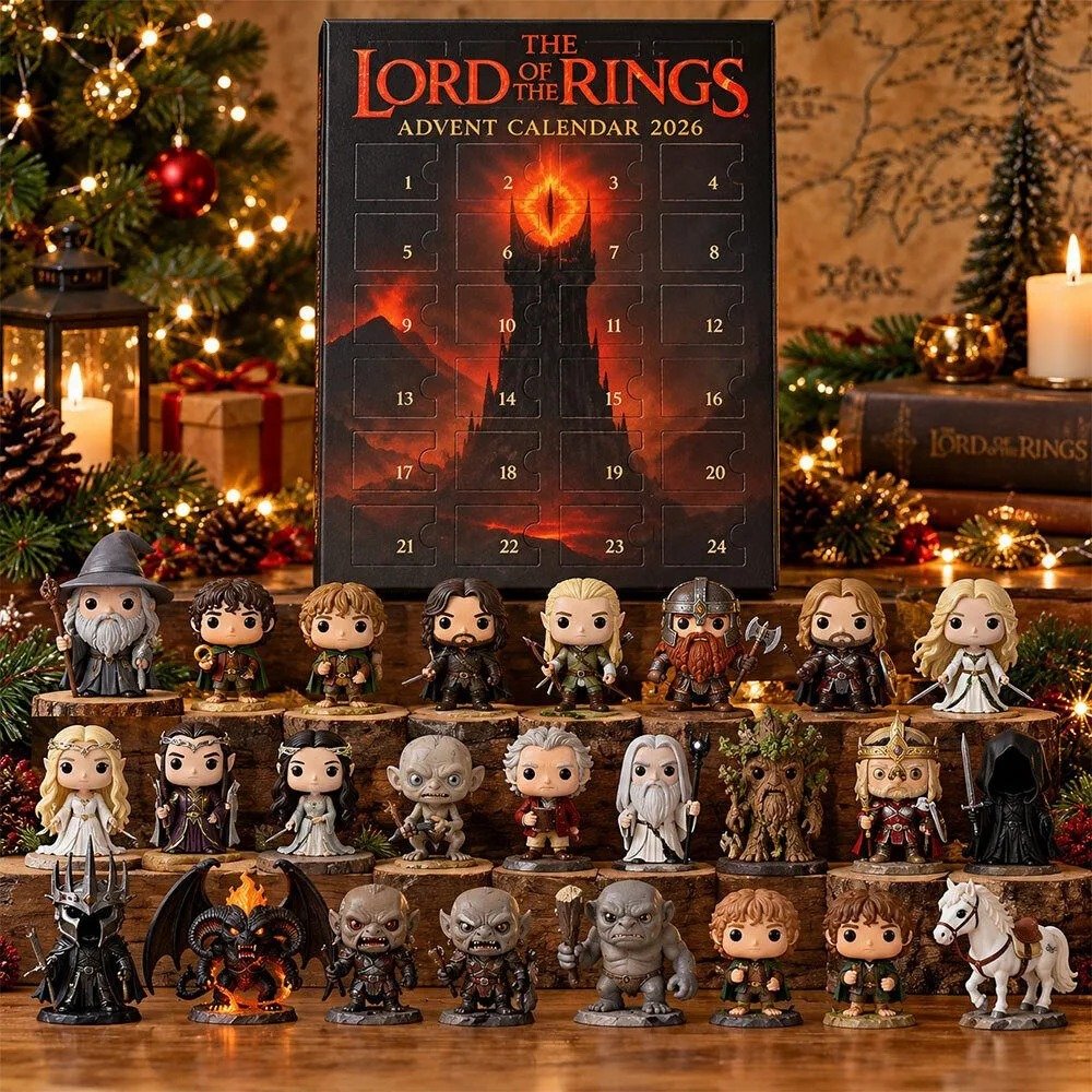 The Lord Of The Rings Advent Calendar 2026 Middle-earth Christmas Countdown Tolkien Gift