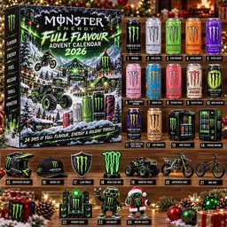 Monster Energy Full Flavour Advent Calendar 2026 Motocross Christmas Countdown Rider Gift