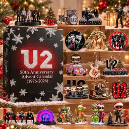 U2 50th Anniversary Advent Calendar 2026 Rock Legends Christmas Countdown Music Lover Gift