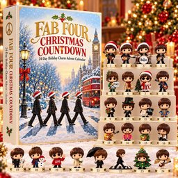 The Beatles Advent Calendar 2026 Fab Four Abbey Road Christmas Countdown Music Lover Gift