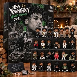 NBA YoungBoy Advent Calendar 2026 Rap Music Figures Christmas Countdown Hip Hop Fan Gift