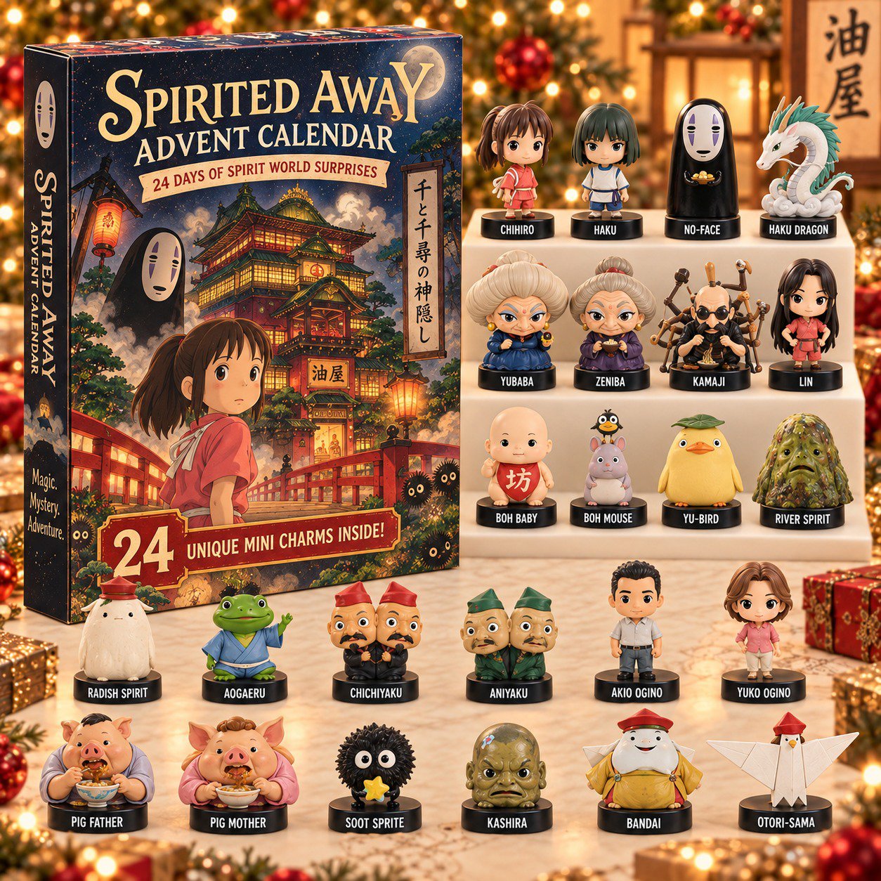 Spirited Away Advent Calendar 2026 Studio Ghibli Christmas Countdown Anime Fan Gift