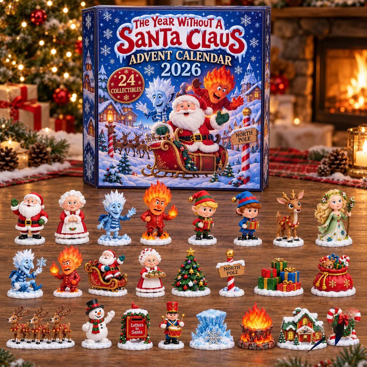 The Year Without A Santa Claus Advent Calendar 2026 Heat Miser Christmas Countdown TV Fans