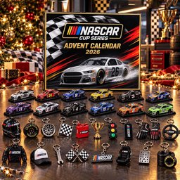 NASCAR Cup Series Advent Calendar 2026 Die-Cast Racing Christmas Countdown NASCAR Fan Gift