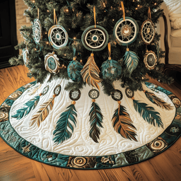 Southwest Dreamcatchers Quilted Tree Skirt Adorable Easter Gift Merch