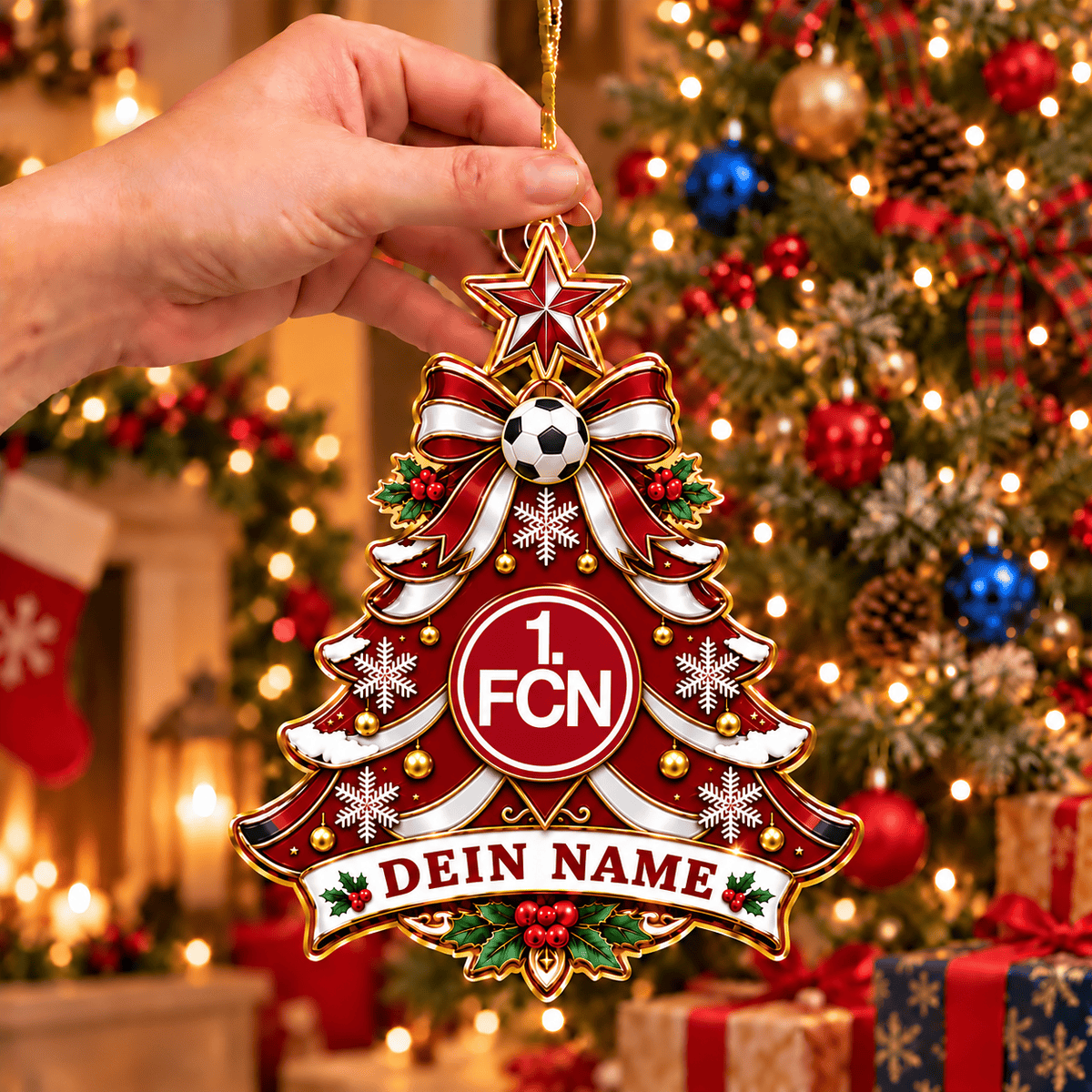 FC Nürnberg Ornament Custom Name For Fan