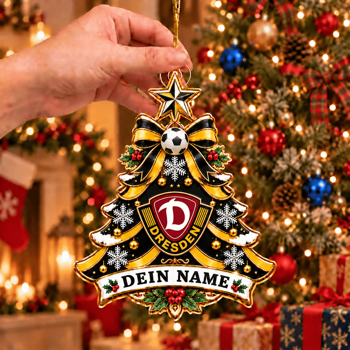 Dynamo Dresden Ornament Custom Name For Fan