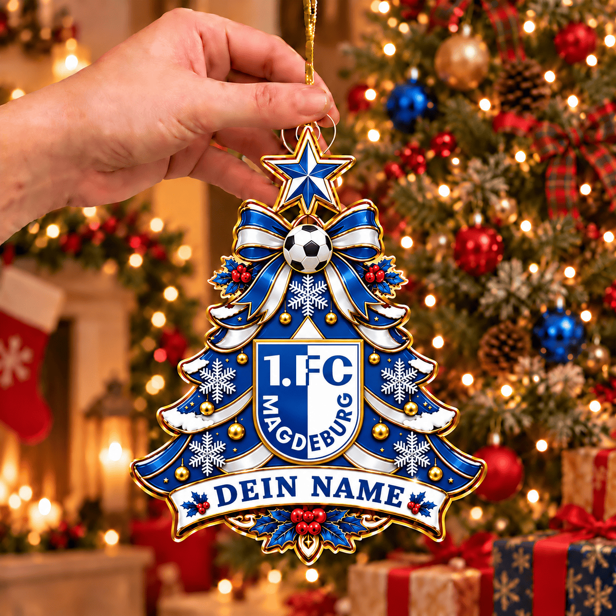 FC Magdeburg Ornament Custom Name For Fan