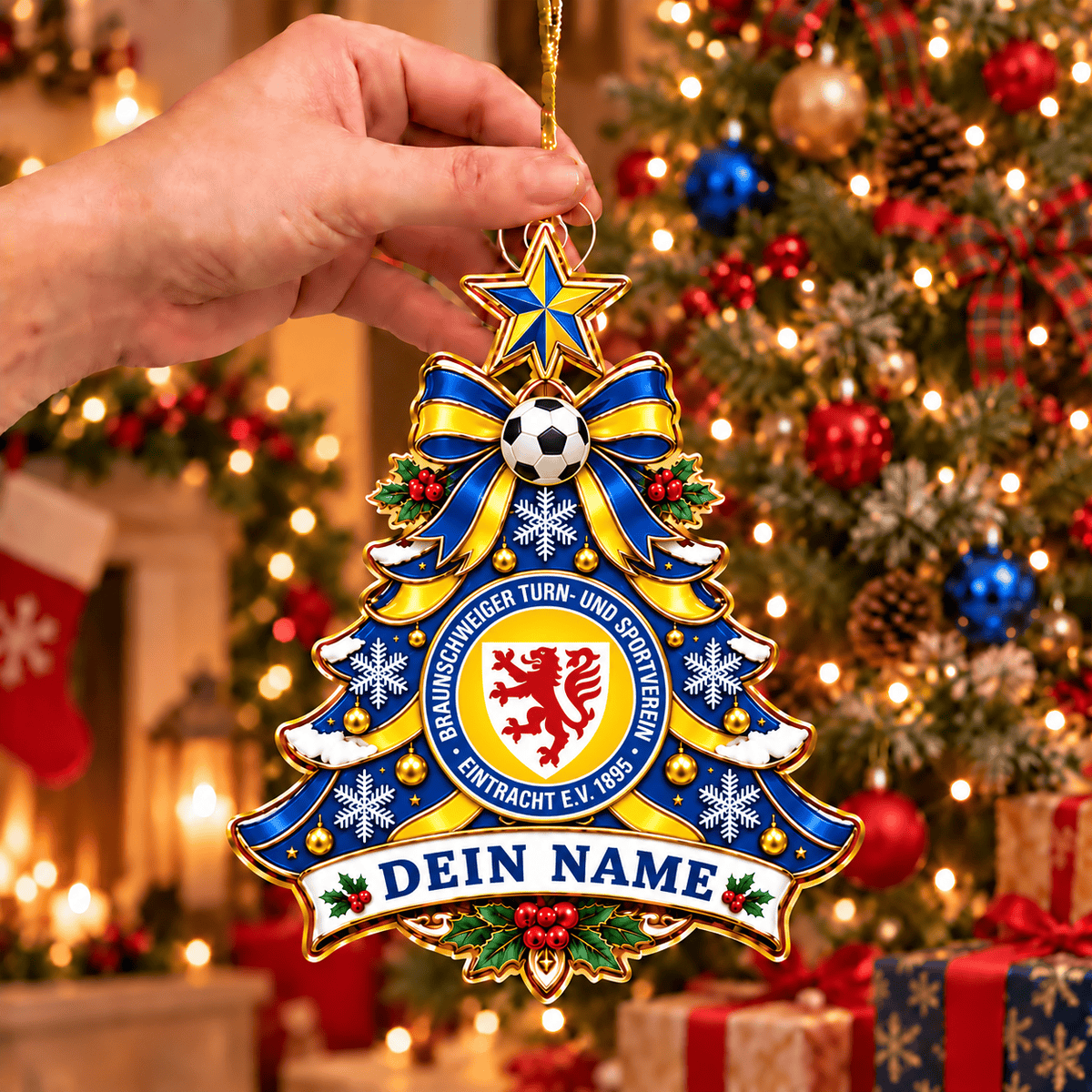 Eintracht Braunschweig Ornament Custom Name For Fan