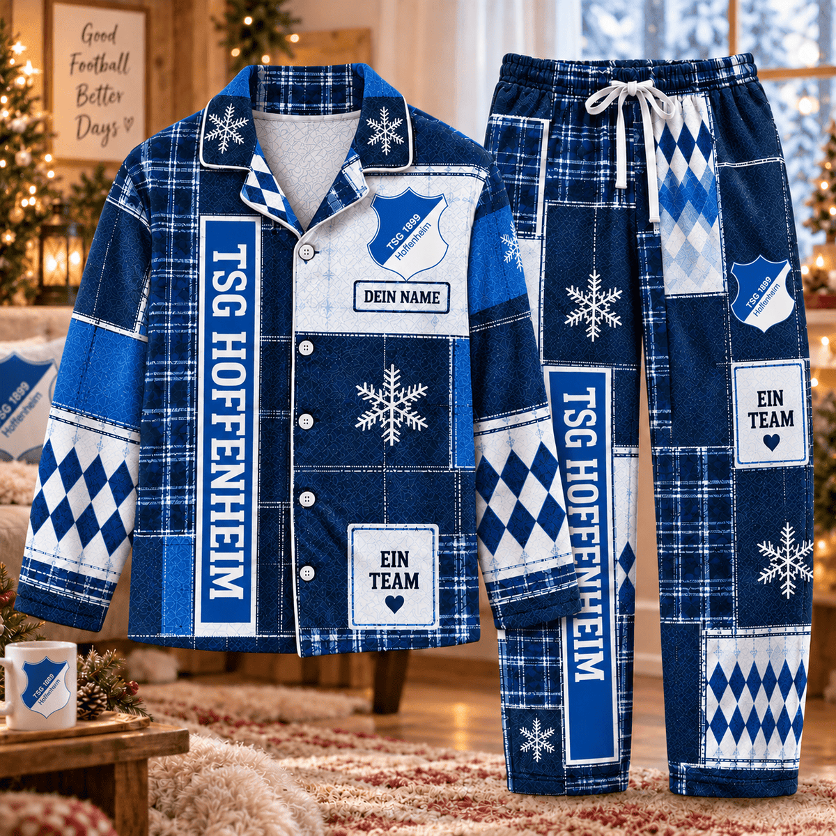 TSG Hoffenheim Long Pajamas Full Set For Fan