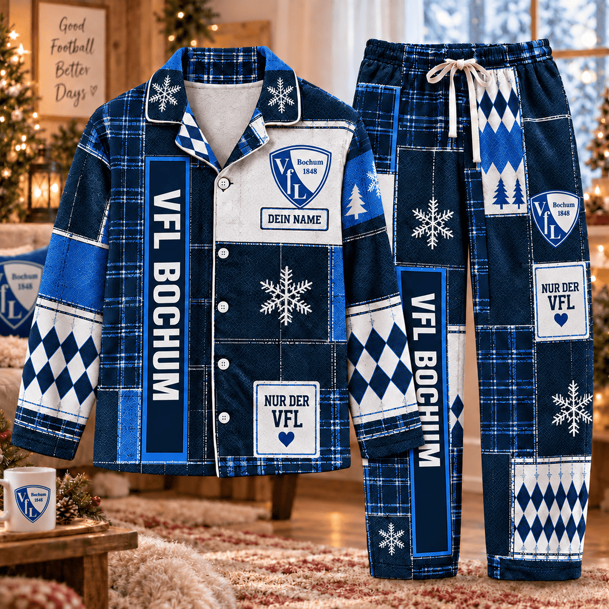 VfL Bochum Long Pajamas Full Set For Fan