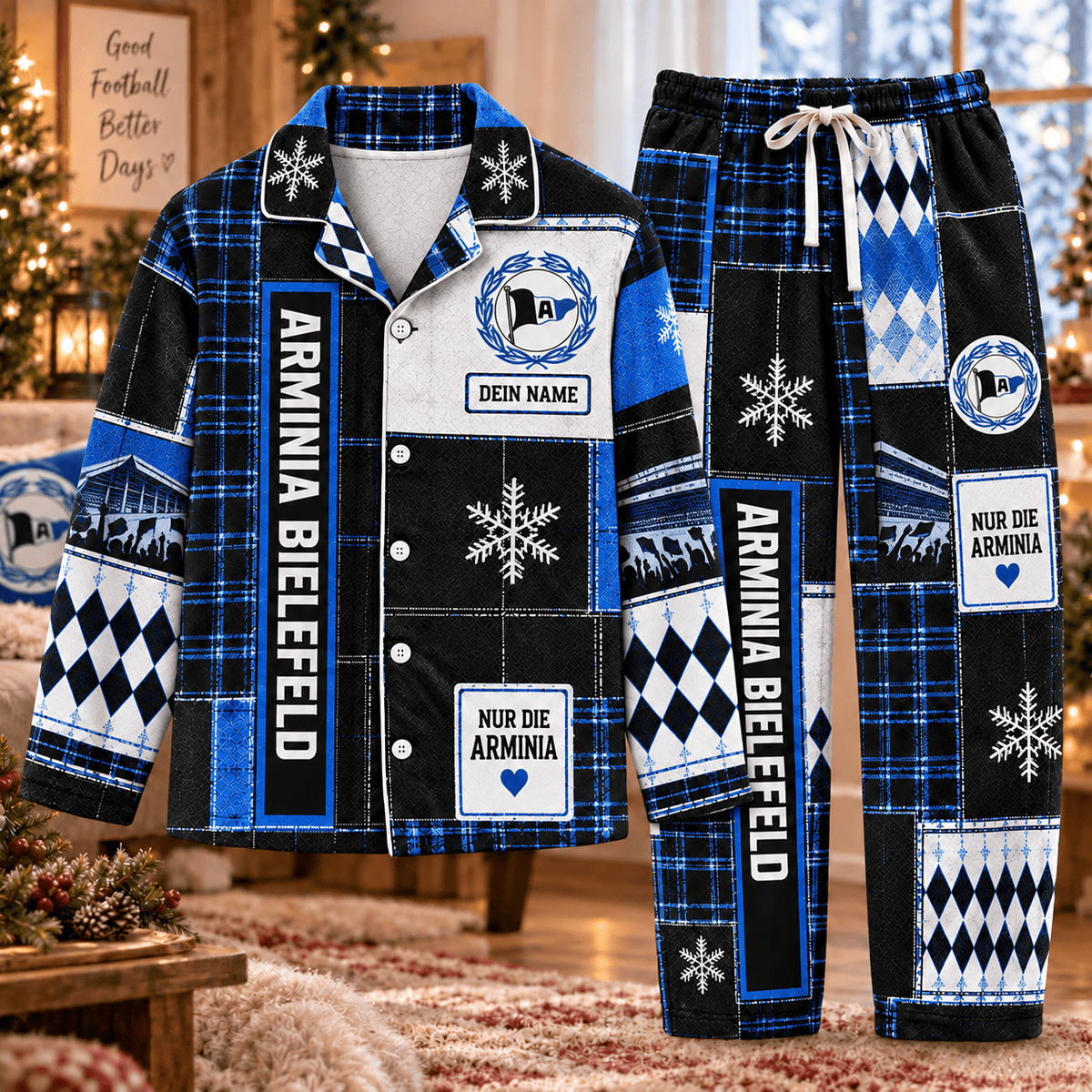 Arminia Bielefeld Long Pajamas Full Set For Fan