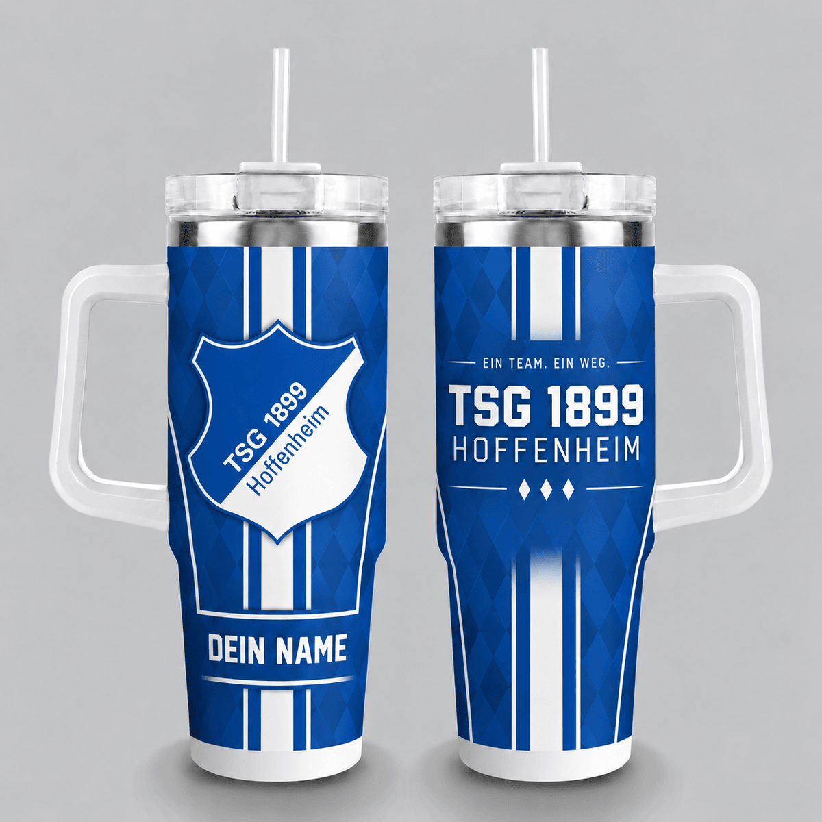 TSG Hoffenheim 40oz Stainless Steel Tumbler with Straw