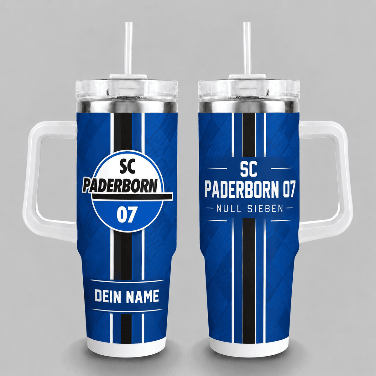 SC Paderborn 07 40oz Stainless Steel Tumbler with Straw