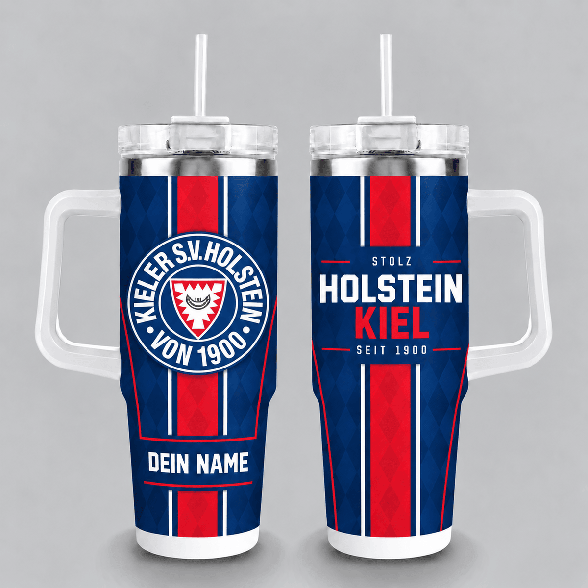 Holstein Kiel 40oz Stainless Steel Tumbler with Straw