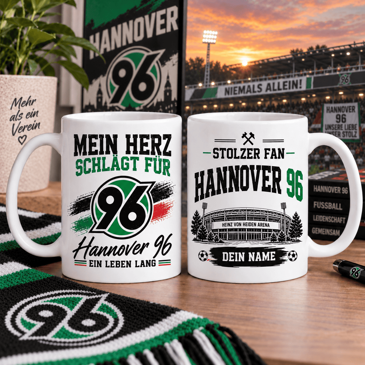 Hannover 96 Custom Name Fan Coffee Mug