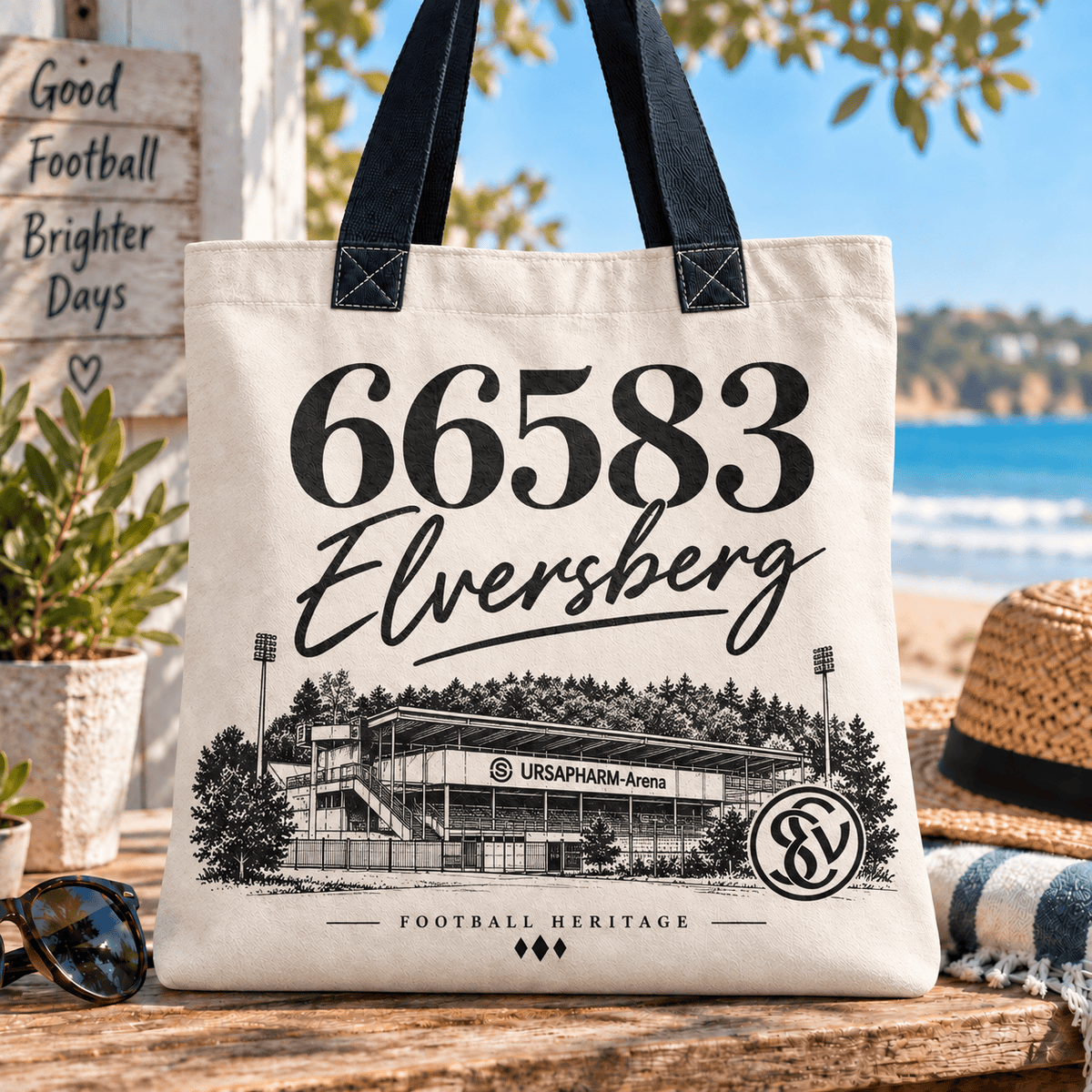 SV Elversberg Football Heritage Canvas Tote Bag