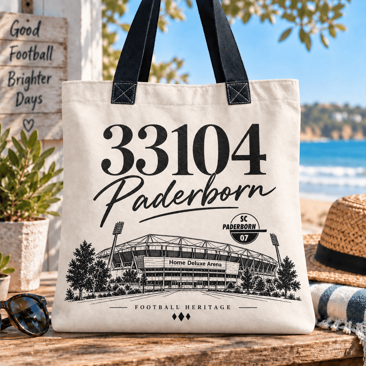 SC Paderborn 07 Football Heritage Canvas Tote Bag
