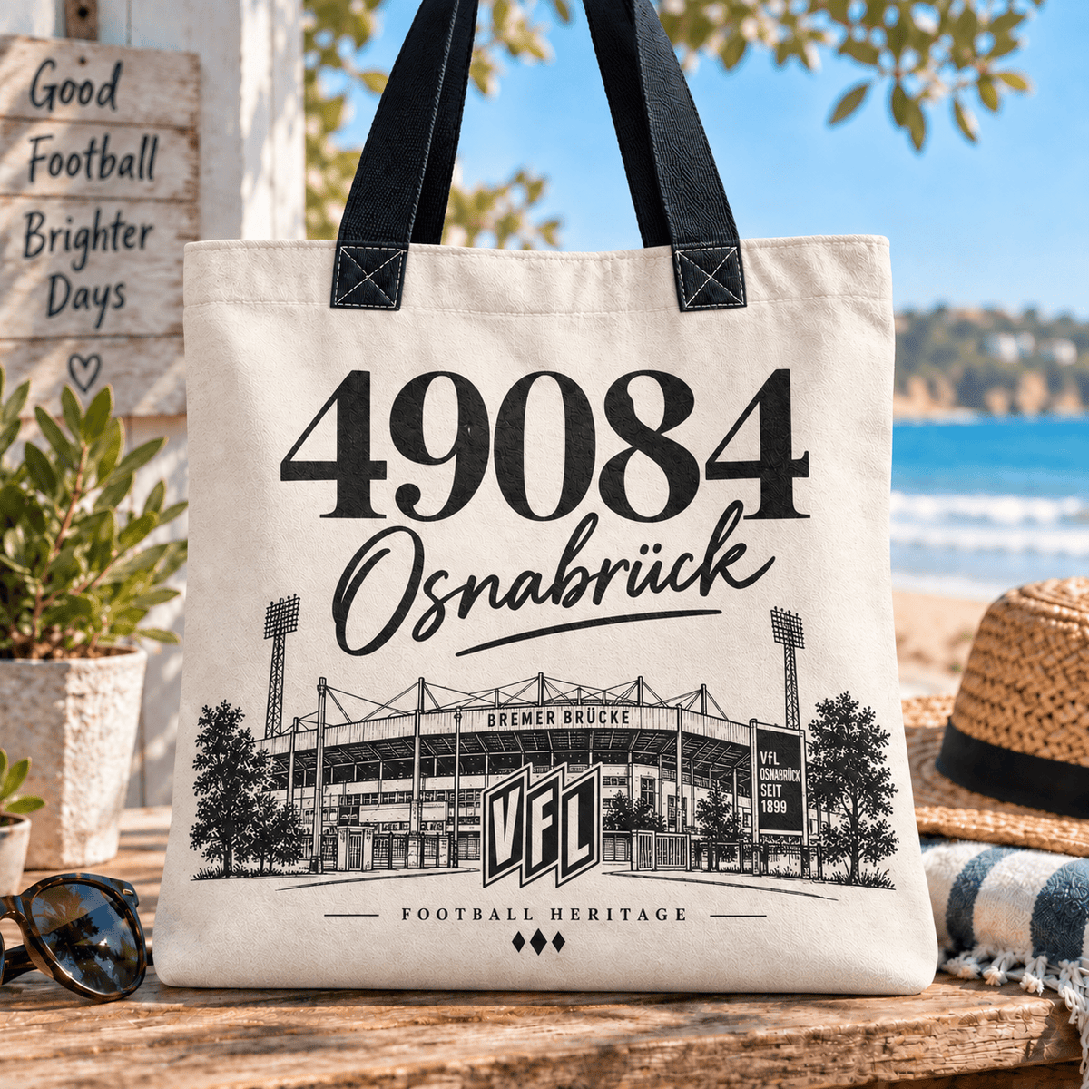 VfL Osnabrück Football Heritage Canvas Tote Bag