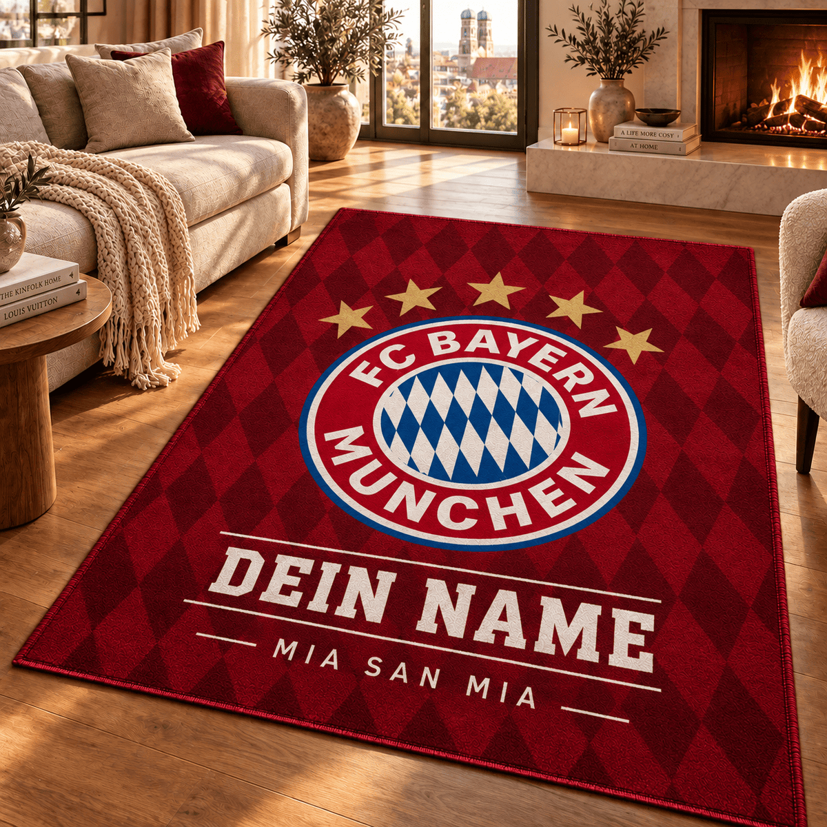 Bayern Munich Personalized Fan Area Rug – Limited Edition