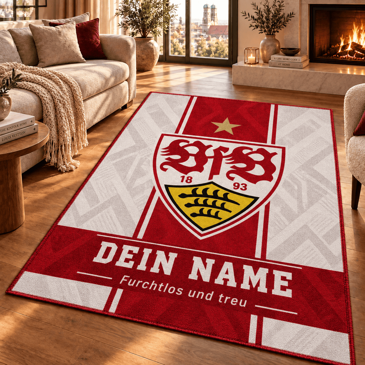 VfB Stuttgart Personalized Fan Area Rug – Limited Edition