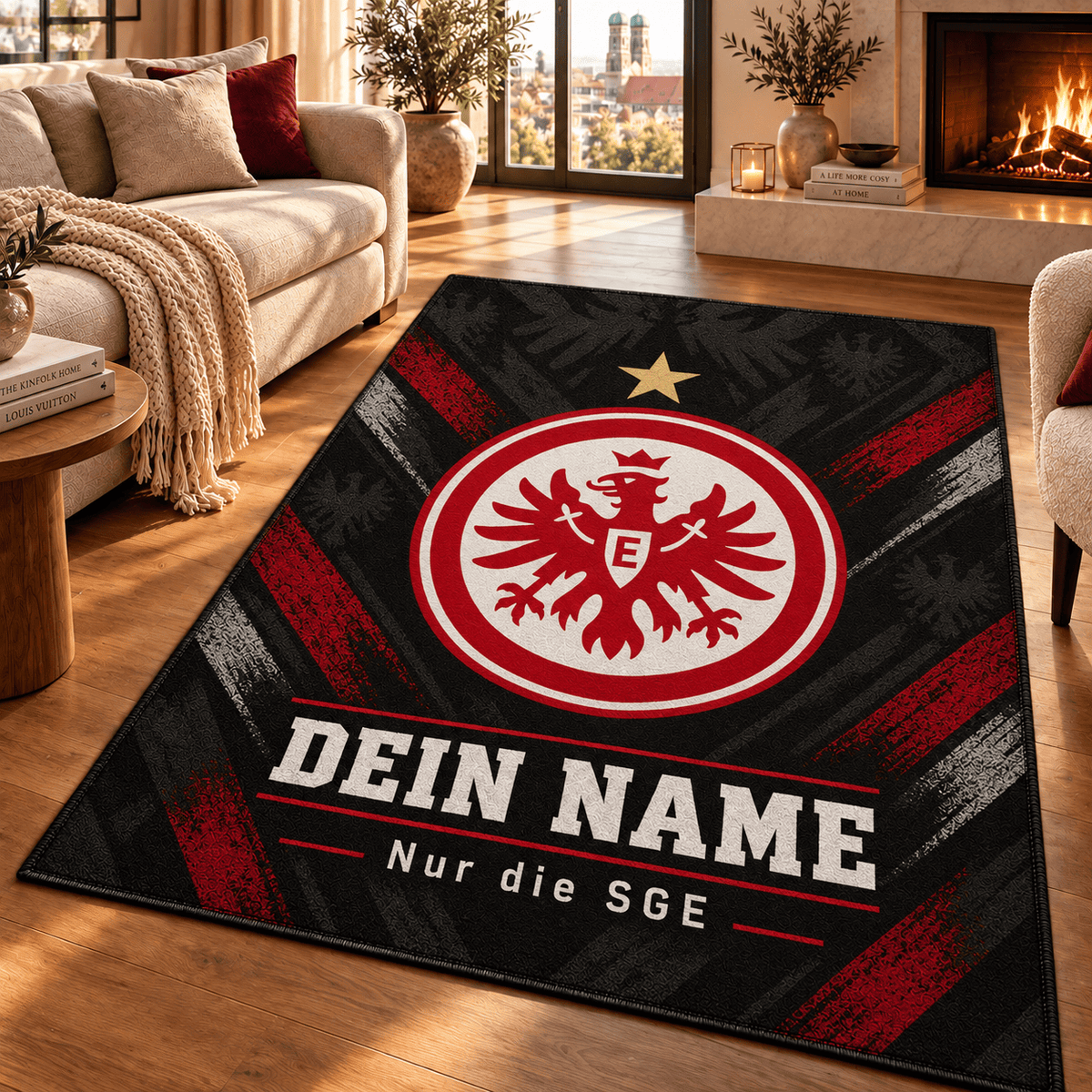 Eintracht Frankfurt Personalized Fan Area Rug – Limited Edition