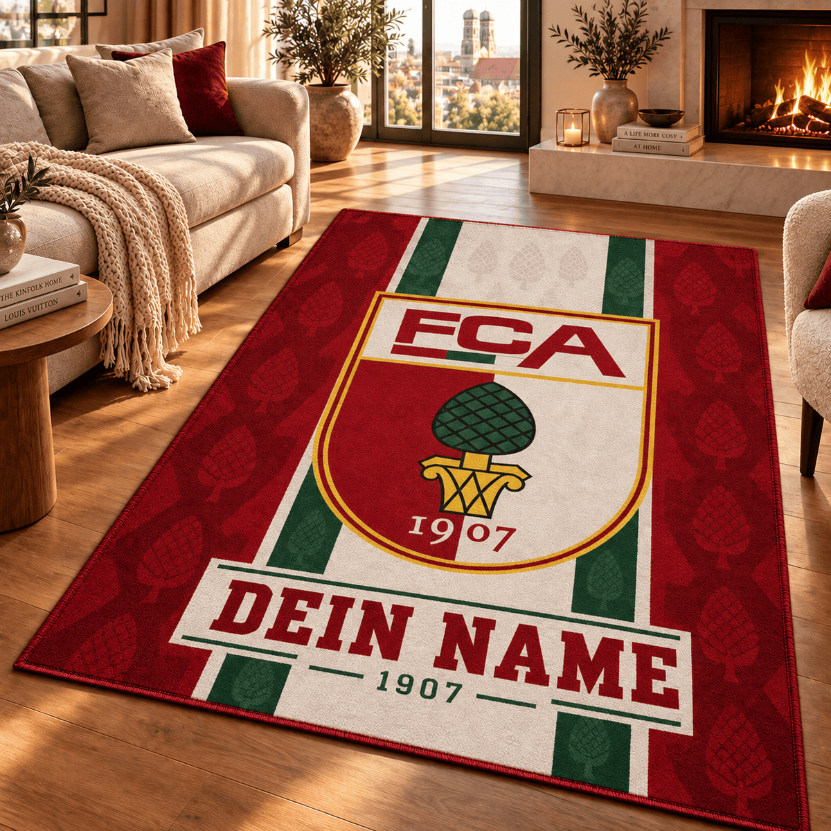 FC Augsburg Personalized Fan Area Rug – Limited Edition