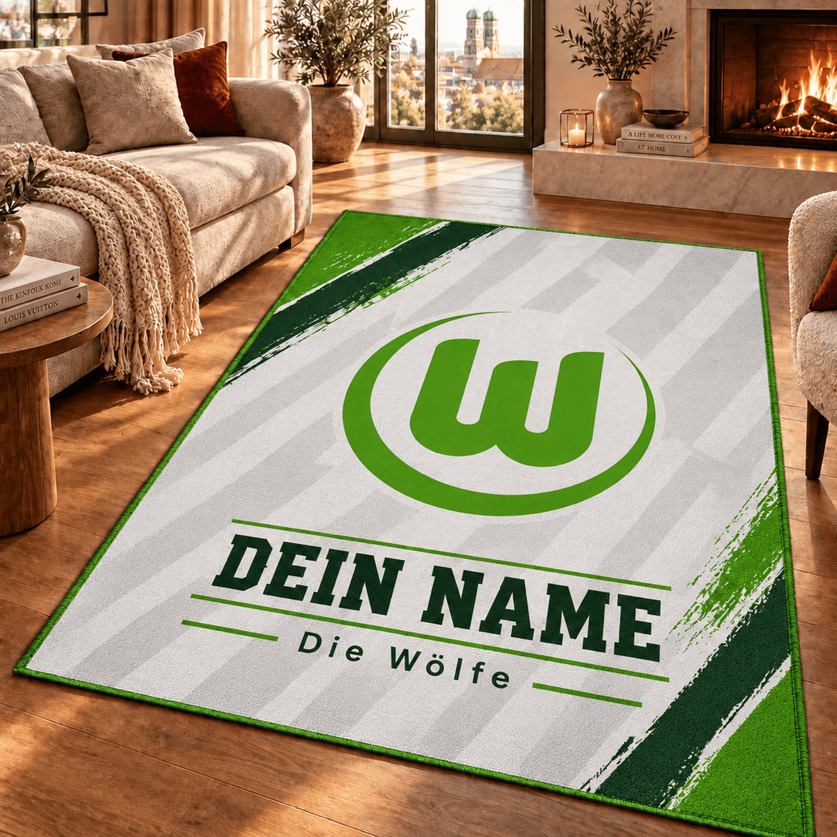 VfL Wolfsburg Personalized Fan Area Rug – Limited Edition