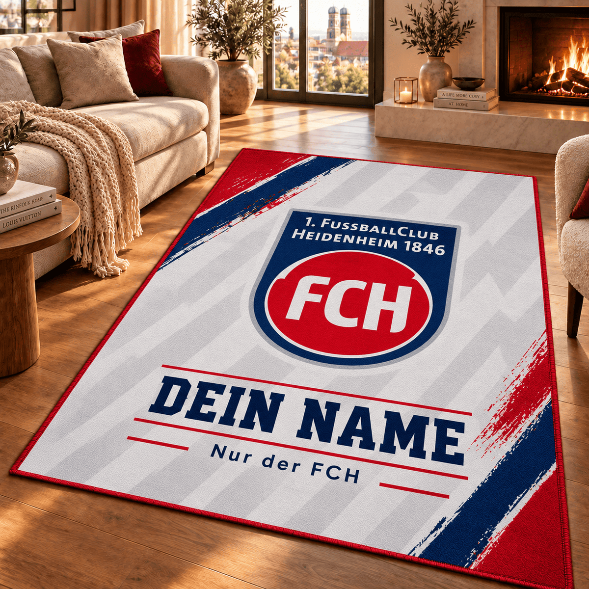 FC Heidenheim Personalized Fan Area Rug – Limited Edition