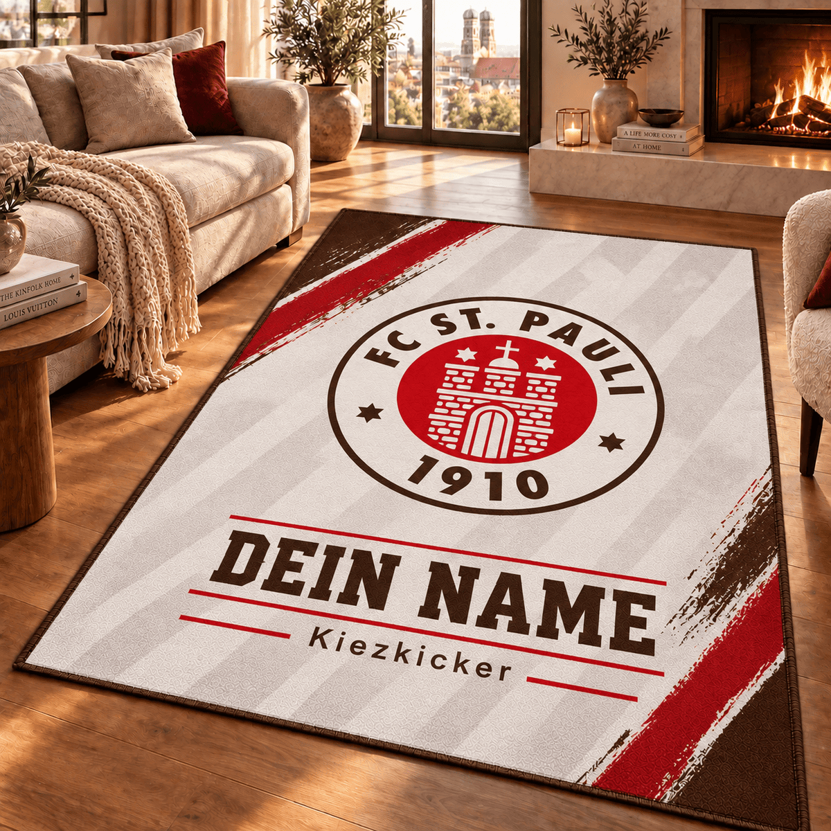 FC St. Pauli Personalized Fan Area Rug – Limited Edition