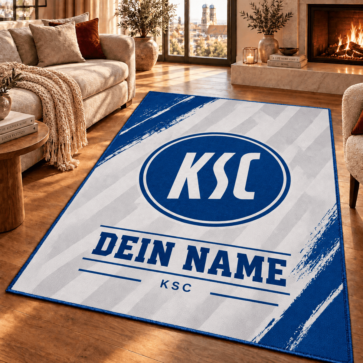 Karlsruher SC Personalized Fan Area Rug – Limited Edition