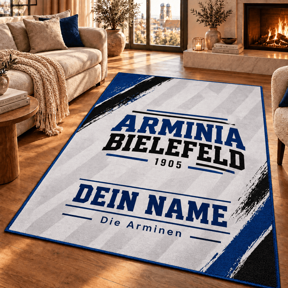 Arminia Bielefeld Personalized Fan Area Rug – Limited Edition