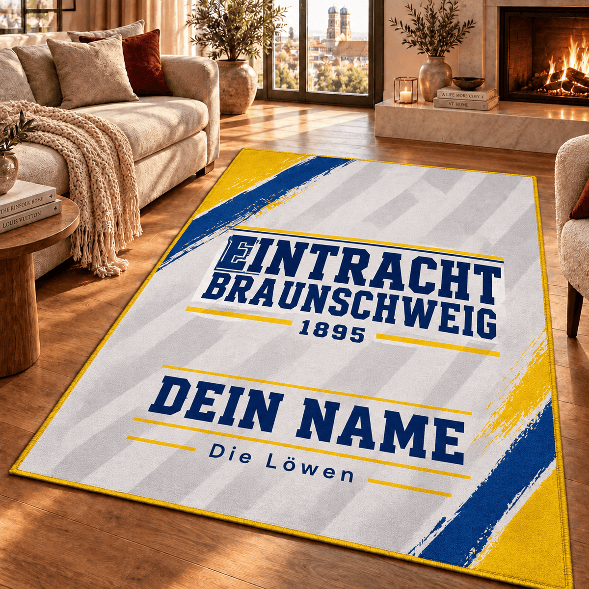 Eintracht Braunschweig Personalized Fan Area Rug – Limited Edition