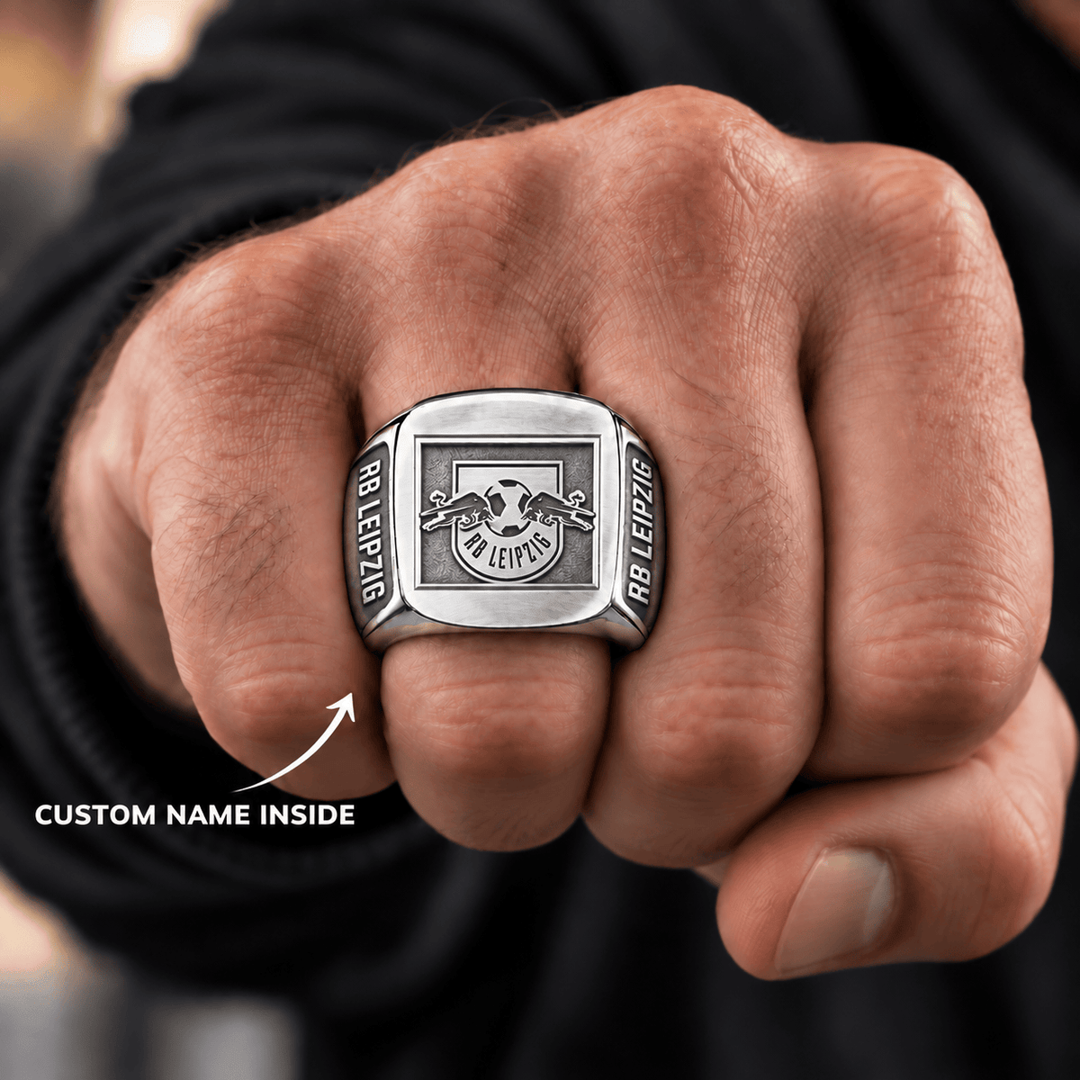 RB Leipzig Men Ring Custom Name For Fan
