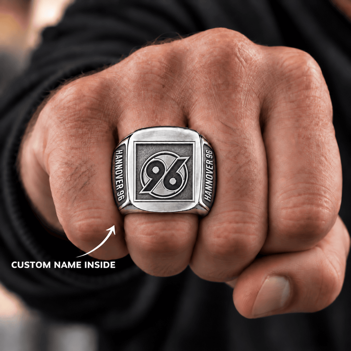 Hannover 96 Men Ring Custom Name For Fan