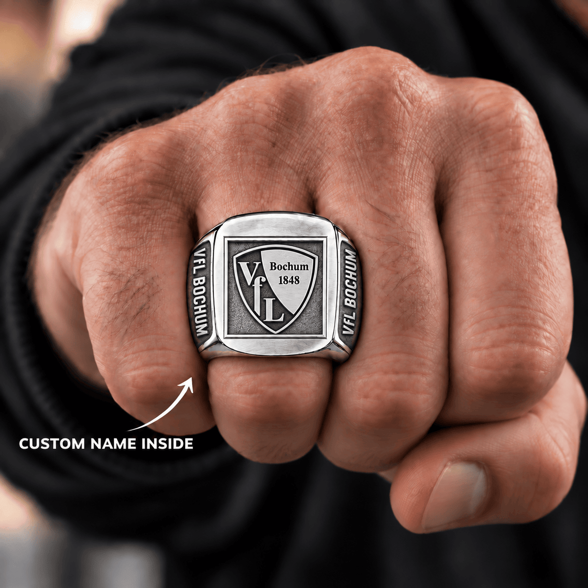 VfL Bochum Men Ring Custom Name For Fan