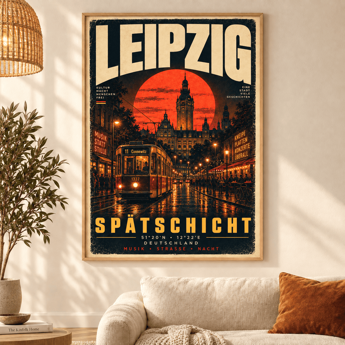 RB Leipzig Vintage Travel Poster – Retro City Wall Art